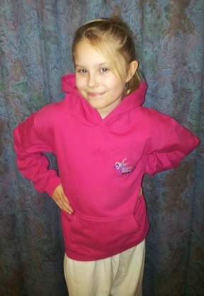 Childrens Hoodie in Pink